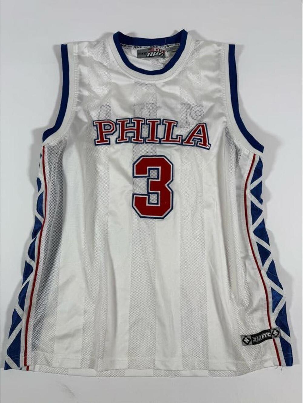 White Philadelphia Sixers Basketball Jersey 2XL